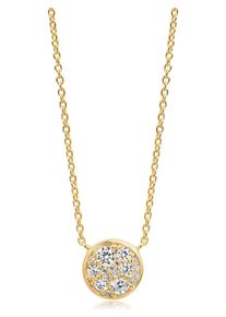 SIF JAKOBS, Damen Kette 'Novara SJ-C1056-CZ(YG)', Gold / Transparent