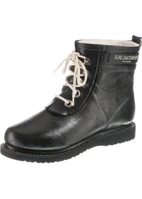 Ilse Jacobsen, Damen Gummistiefel, Schwarz / Wei&szlig;