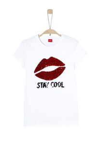 s.Oliver Junior, Mädchen T-Shirt, Weiß