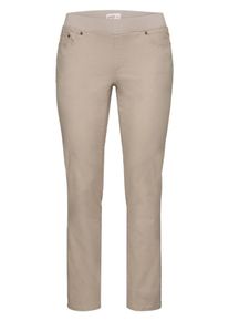 sheego Casual, Damen Schlupfhose, Taupe