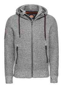 Superdry, Herren Jacke 'EXPEDITION', Graumeliert / Dunkelorange / Schwarz / Weiß