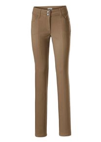 Heine, Damen Bodyform-Stretchhose, Beige