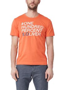 s.Oliver RED LABEL, Herren T-Shirt, Orange