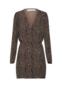 IVYREVEL, Damen Kleid 'WOVEN WRAP MINI DRESS', Braun