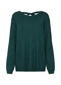 Vila, Damen Pullover 'VIRIL L/S OPEN BACK KNIT TOP-FAV', Grün