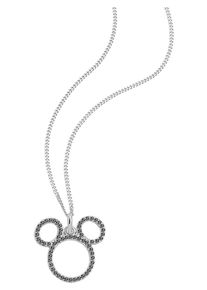 SO COSI, Damen Kette 'Sparkling Mickey NSB-WDC001', Silber