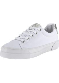 Marco Tozzi, Damen Sneakers, Silber / Wei&szlig;