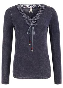 Khujo, Damen Longsleeve 'HANNAH', Navy
