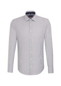 Seidensticker, Herren Hemd, Graumeliert / Wei&szlig;