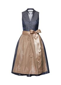 Marjo, Damen Dirndl 'Adele', Dunkelblau / Mischfarben