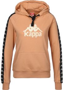 Kappa, Damen Pullover 'Twenny', Pastellorange / Schwarz / Naturweiß