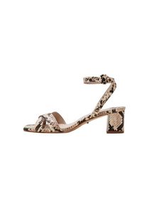 Violeta by Mango, Damen Sandaletten 'Guspini', Nude / Braun / Kastanienbraun