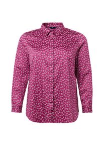 Tom Tailor, Damen Bluse, Cyclam / Weiß