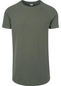 Urban Classics, Herren Thermal Slub Tee, Oliv