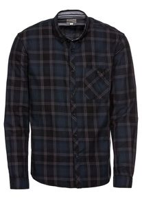 Tom Tailor Denim, Herren Hemd, Dunkelblau / Taupe / Schwarz