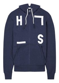 H.I.S. HIS JEANS, Herren Sweatjacke, Navy / Weiß