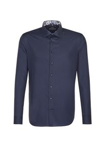 Seidensticker, Herren Hemd, Dunkelblau