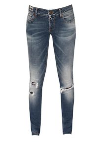 COCCARA, Damen Jeans 'Curly Disco', Blue Denim