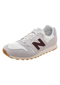 New Balance, Herren Sneaker 'ML373-WW-D', Creme / Hellgrau / Weinrot
