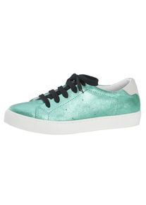 Heine, Damen Sneaker, Jade / Schwarz / Wei&szlig;