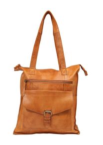Pieces, Damen Shopper 'NOOS', Cognac