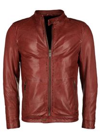 Maze, Herren Lederjacke 'Burnham', Rostrot