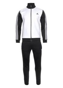 adidas Performance, Herren Trainingsanzug 'Cotton Relax', Schwarz / Wei&szlig;