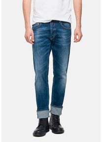 Replay, Herren Jeans 'GROVER SUPER-STRETCH-DENIM', Blau