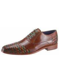 Melvin & Hamilton MELVIN & HAMILTON, Herren Schn&uuml;rschuh, T&uuml;rkis / Cognac / Gelb