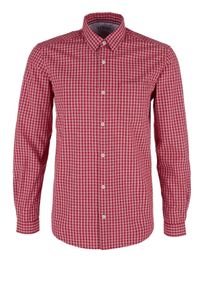 s.Oliver RED LABEL, Herren Hemd, Merlot / Weiß