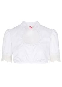Spieth & Wensky SPIETH & WENSKY, Damen Dirndlbluse "Hausach", Wei&szlig;