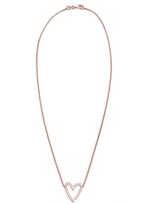 Elli, Damen Halskette 'Herz', Rosegold