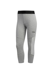adidas Performance, Damen Tights 'D2M', Graumeliert / Schwarz / Weiß
