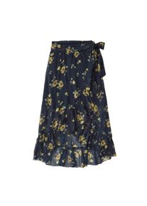 Abercrombie & Fitch Abercrombie & Fitch, Damen Rock 'CHIFFON NAVY BURG MAXI', Navy