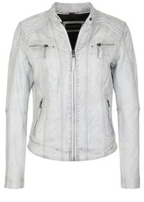 Bruno Banani, Damen Lederjacke 'KEYWEST', Weiß