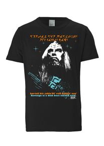 logoshirt, Herren T-Shirt 'Star Trek', Türkis / Schwarz / Weiß