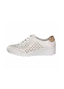 Rieker, Damen Schn&uuml;rschuhe, Wei&szlig;