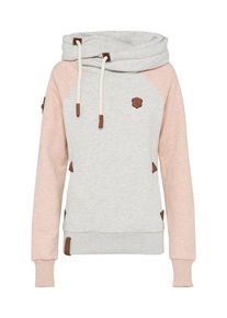 Naketano, Damen Sweatshirt 'So Ein Otto', Graumeliert / Rosa