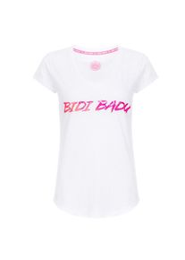 BIDI BADU, Damen T-Shirt 'Eri Basic', Pink / Wei&szlig;