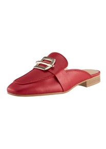 Heine, Damen Sabot, Rot