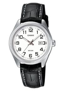 Casio, Damen Armbanduhr, Schwarz / Silber / Weiß