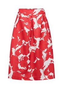 Heine, Damen Rock, Rot / Offwhite