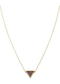 KERBHOLZ, Damen Kette 'Geometrics GEOTRI9528', Braun / Gold