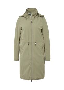 Tom Tailor, Damen Jacken & Jackets Lang geschnittener Windbreaker-Mantel, Hellgr&uuml;n
