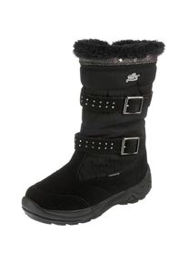 Lico, Mädchen Winterstiefel 'Elina', Schwarz / Silber