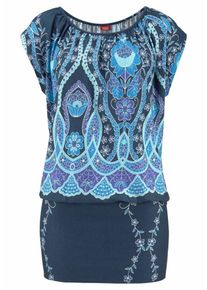 Buffalo, Damen Longshirt, Marine