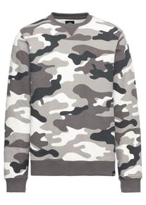 Dickies, Herren Pullover 'Washington', Grau / Schwarz / Weiß