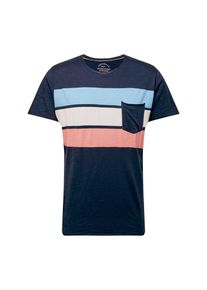 Jack & Jones JACK & JONES, Herren T-Shirt 'BOTTLE', Dunkelblau / Rosa