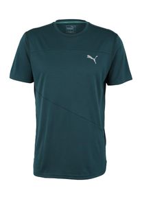 Puma, Herren Funktionsshirt 'Ignite', Grau / Dunkelgr&uuml;n