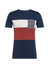 Only & Sons Only & Sons, Herren Shirt 'ERIK POCKET SS FITTED TEE', Blau